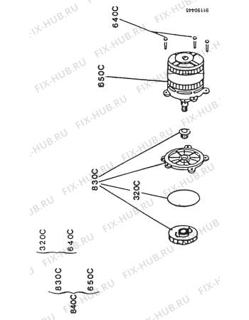 Взрыв-схема посудомоечной машины Frigidaire DW1292 - Схема узла Section 4